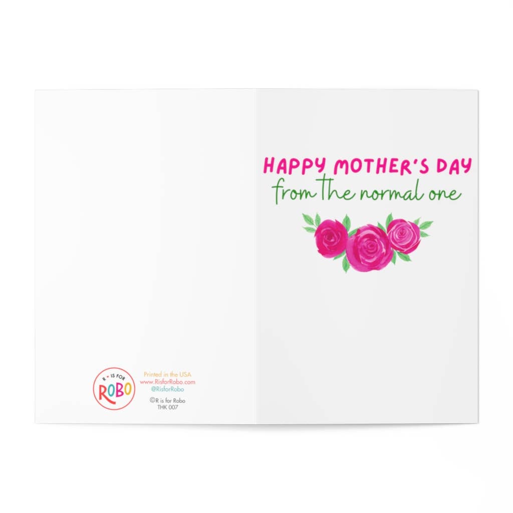 Funny Mothers Day Card - Happy Mother's Day Card for Mom