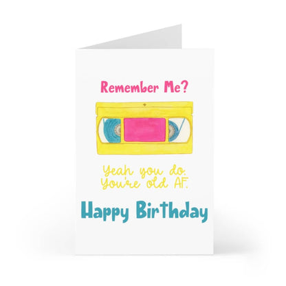 90s Retro Birthday Card Funny Cards Birthday Gifts Nostalgia