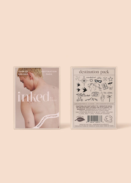 Inked by Dani - Destination Pack - Temporary Tattoos