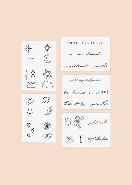 Inked by Dani - Forever Favorites Pack - Temporary Tattoos