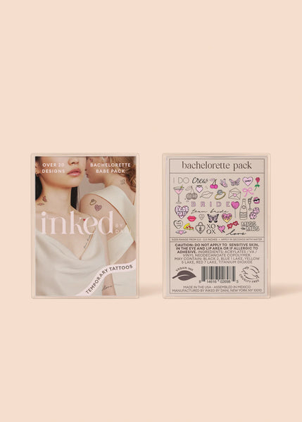 Inked by Dani - Bachelorette Babe Pack - Temporary Tattoos