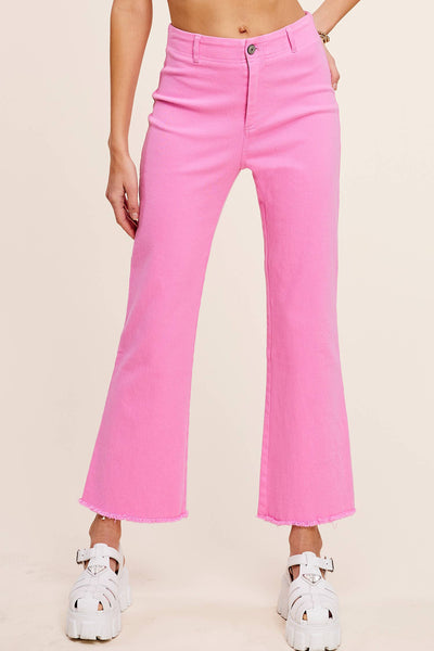 Candy Pink Soft Washed All Season Stretchy Pants