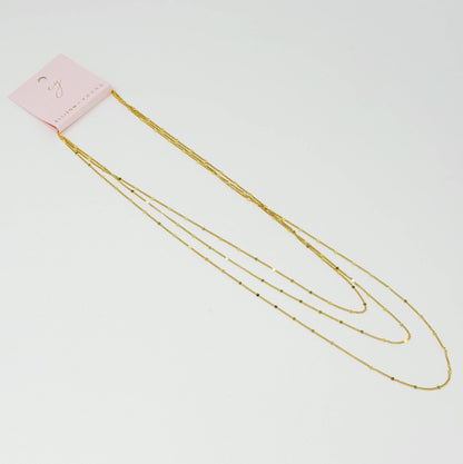 Gold Tiny Stars Convertible Necklace (Or Bracelet)