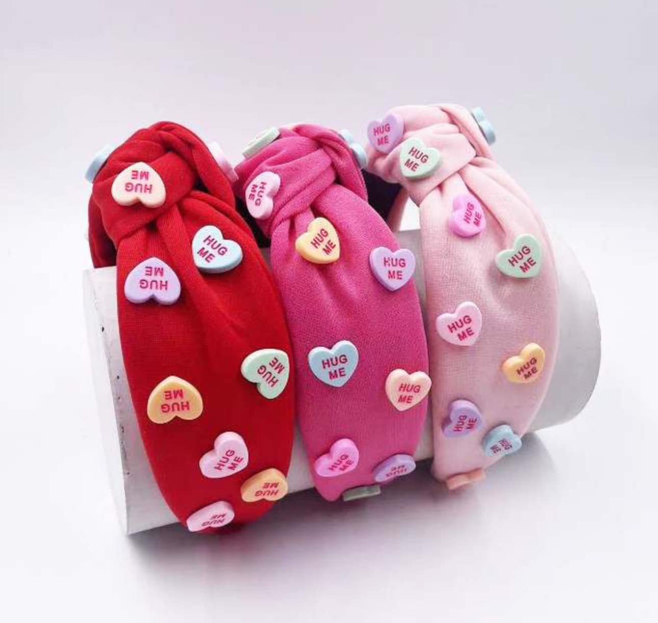 Valentine Hearts Headbands (Available in 3 colors)