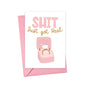 Just Got Real Funny Engagement Card - Bride Wedding Card