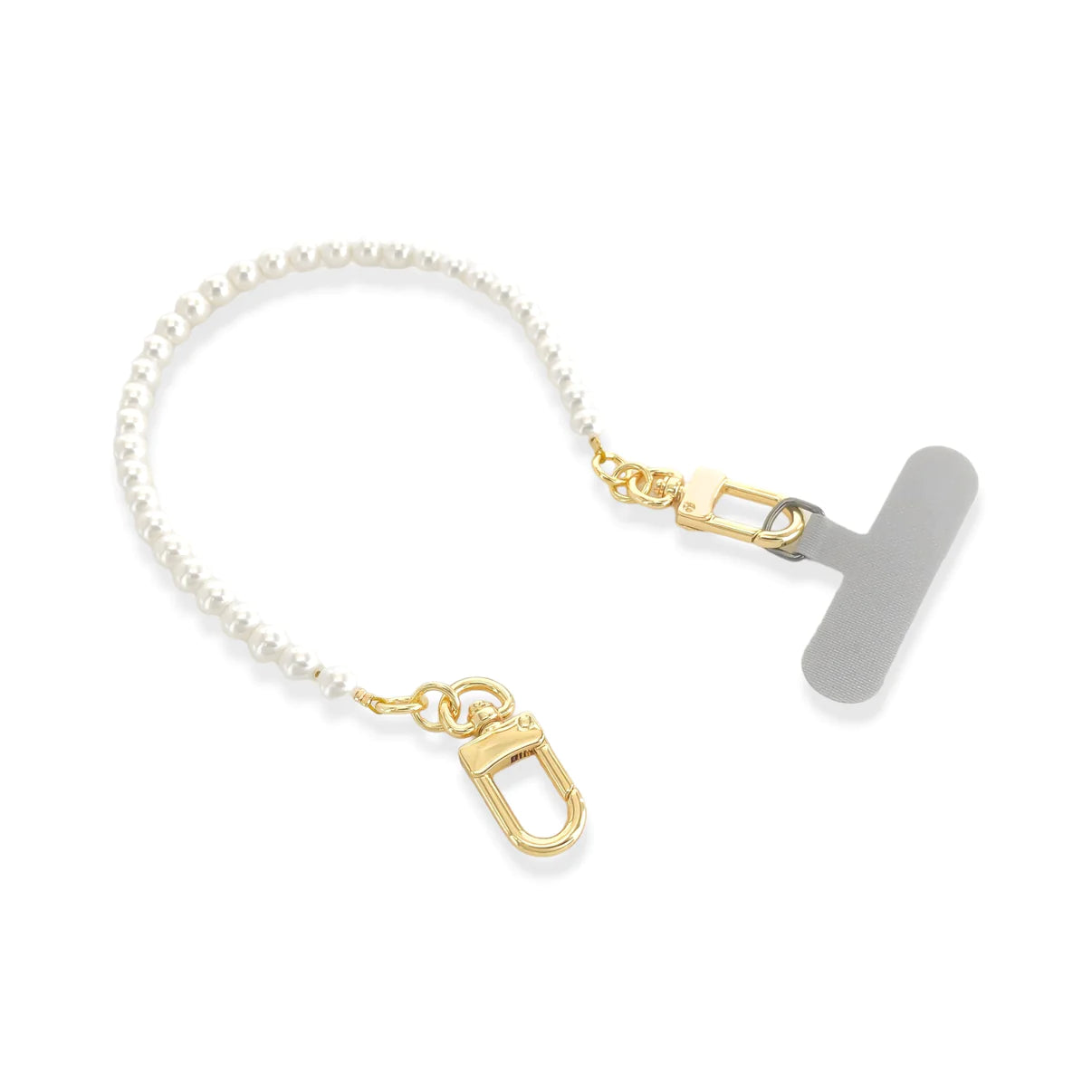 Faux Pearl Phone Chain - Wristlet Style