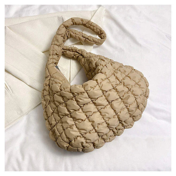 Quilted Puff Tote Bag (Available in 3 colors)