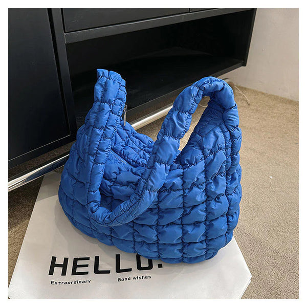 Quilted Puff Tote Bag (Available in 3 colors)