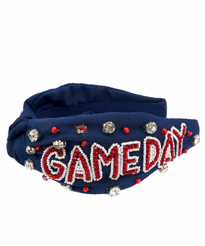 Gameday Beaded Headbands (2 Colors Available)
