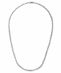 Tennis Necklace (5mm 24in) (Available in Gold or Silver Finish)