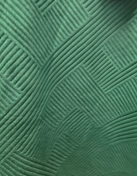 Forest Green Textured Jogger Pants