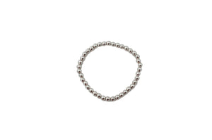 The Silver - 4MM Bead Bracelet