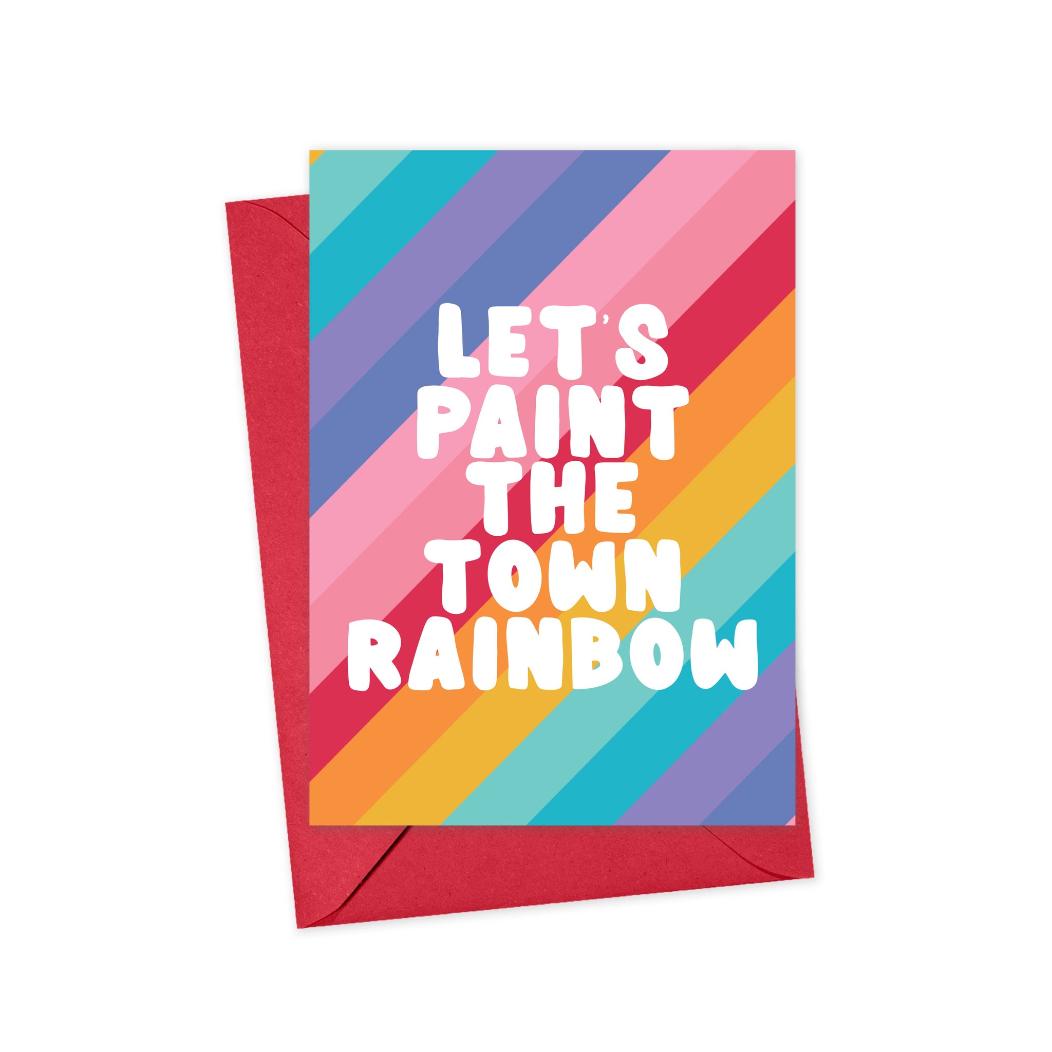 Gay Pride Card - LGBTQ Cards - Rainbow Card - Lesbian Gifts