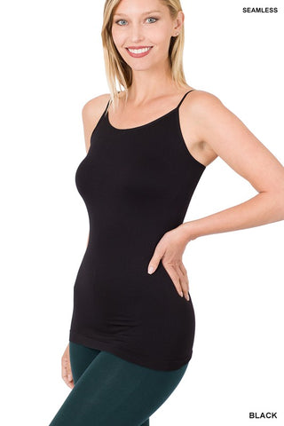 Seamless Adjustable Strap Cami (4 Colors Available)