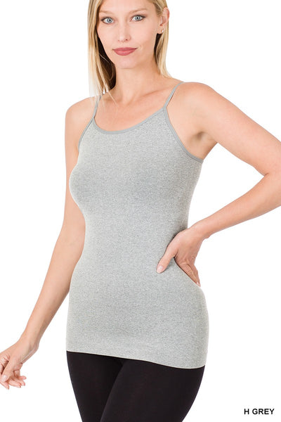Seamless Adjustable Strap Cami (4 Colors Available)