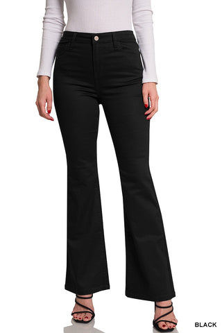 Black Bootcut High Rise Stretch Denim Pant (Includes Plus!)