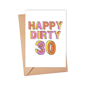 30th Birthday Card - Funny Milestone Birthday Cards