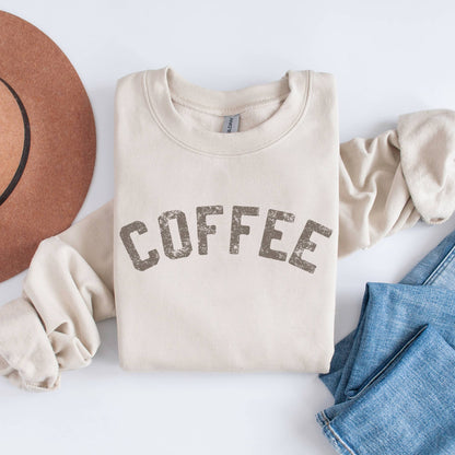 Sand "Coffee" Crewneck Sweatshirt (Includes Plus!)
