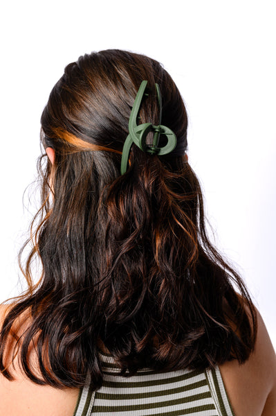 Claw Clip Set of 4 in Forest Green (ONLINE EXCLUSIVE!)