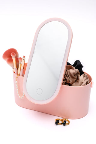 Portable Beauty Storage With LED Mirror (ONLINE EXCLUSIVE!)