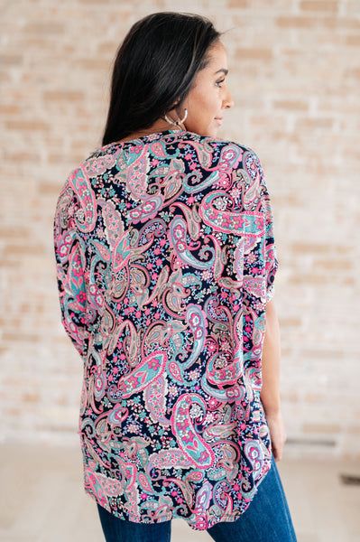 Essentially You Top in Pink Paisley (ONLINE EXCLUSIVE!)