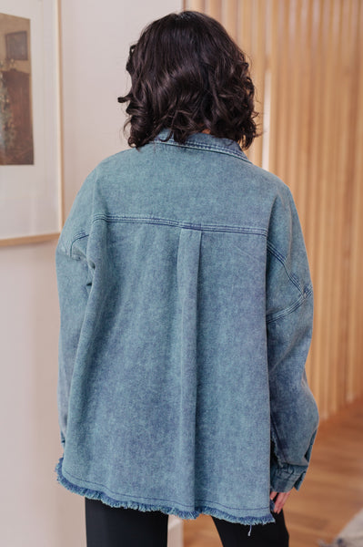 Just In Case Mineral Wash Shacket (ONLINE EXCLUSIVE!)