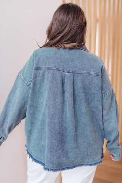 Just In Case Mineral Wash Shacket (ONLINE EXCLUSIVE!)