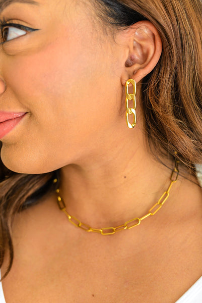 Linked Up Paperclip Earrings (ONLINE EXCLUSIVE!)