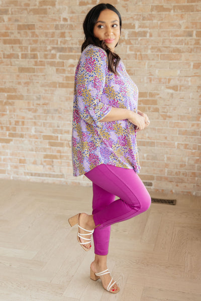 Lizzy Top in Lavender Ditsy Floral (ONLINE EXCLUSIVE!)