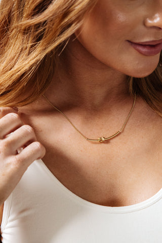 Love Knot Bar Necklace (ONLINE EXCLUSIVE!)
