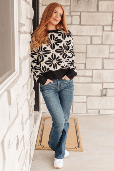 Mid Mod Floral Sweater (ONLINE EXCLUSIVE!)