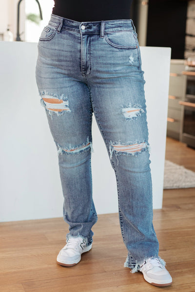 O'Hara Destroyed Straight Jeans (ONLINE EXCLUSIVE!)