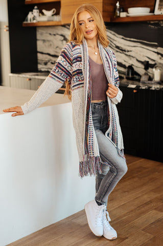 Oh So Lucky Fringe Cardigan (ONLINE EXCLUSIVE!)