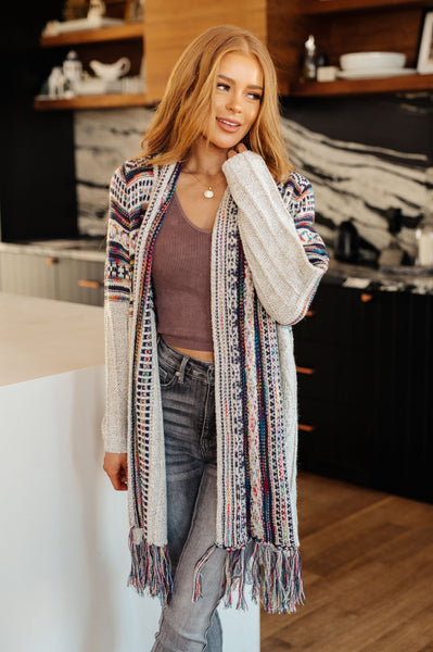 Oh So Lucky Fringe Cardigan (ONLINE EXCLUSIVE!)