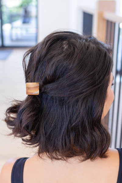 Rectangle Cuff Hair Tie Elastic in Amber (ONLINE EXCLUSIVE!)