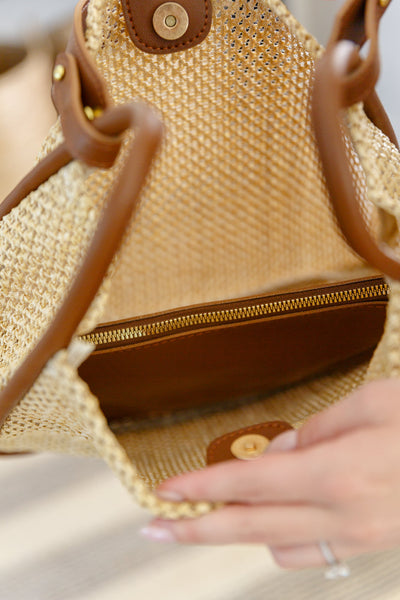 Road Less Traveled Handbag with Zipper Pouch in Coffee (ONLINE EXCLUSIVE!)