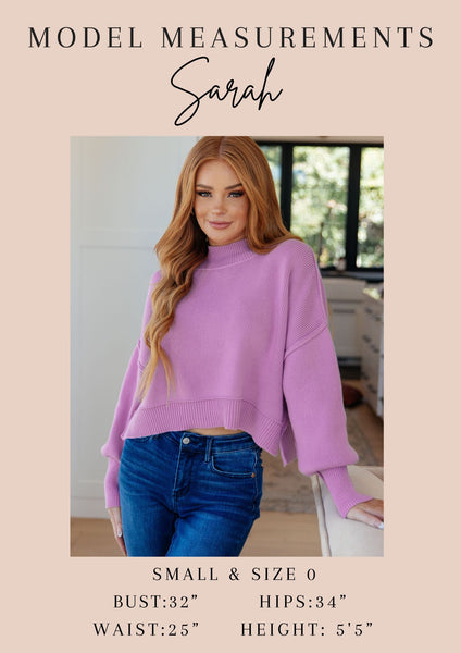 The Way It Was Cardigan in Mauve (ONLINE EXCLUSIVE!)
