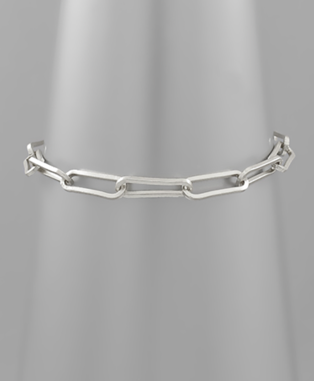Chain Link Bracelet (Gold or Silver)