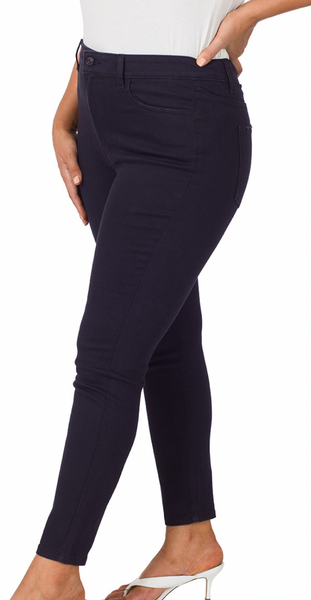 Black High Rise Skinny Jeans (Includes Plus!)