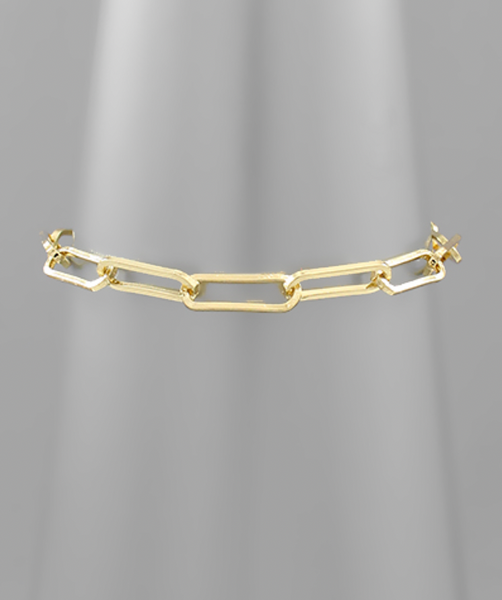Chain Link Bracelet (Gold or Silver)