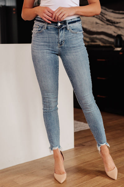 Sherry Mid Rise Release Waistband Detail Skinny (ONLINE EXCLUSIVE!)