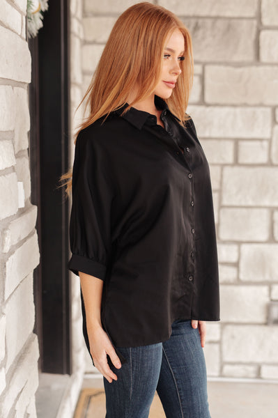 Turned Out Perfect Oversized Button Down Shirt (ONLINE EXCLUSIVE!)