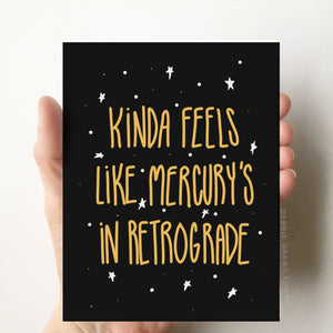 Witchy Mercury Retrograde Funny Friendship Card