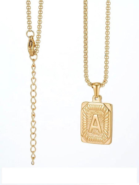 Gold Initial Necklace